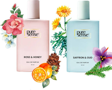 Rose and Honey EDP + Saffron and Oud EDP